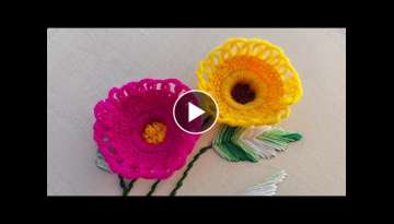 Most beautiful flower with waste cell battery|super easy flower design 2022