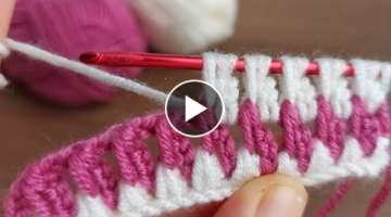 Super Easy Tunisian Knitting - Tunus İşi Coook Kolay Örgü Modeli 