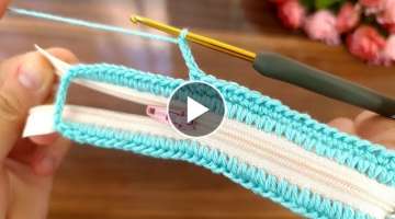 Wow! SUPER SO EASY EVERYONE CAN DO IT I crochet it for MY ZIPPER and fell in love with the result...