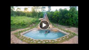 We Build The Most Incredible Millionaire Swimming Pool Around Bamboo Villa