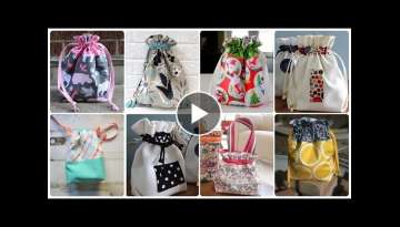 Making a bag with a sewing machine