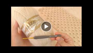 Amazing Easy Blanket Crochet How to crochet 