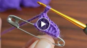 Super Easy Crochet Knitting - Tığ İşi Şahane Super Kolay Örgü Modeli