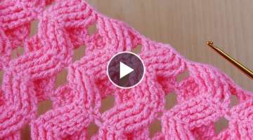 Same different crochet on both sides/Her iki tarafta aynı farklı tığ işi