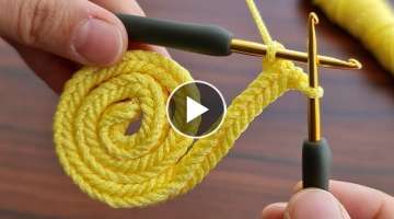 Super Easy Crochet Knitting - Tığ İşi Şahane Muhteşem Örgü Modelinin Yapımı