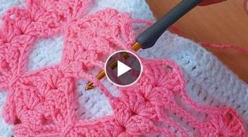 Crochet is a great knitting / Tığ işi örgü yelek bebek battaniye modeli
