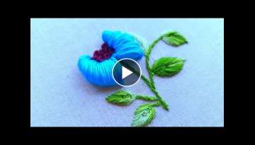 Very amazing flower design|hand embroidery|hand craft