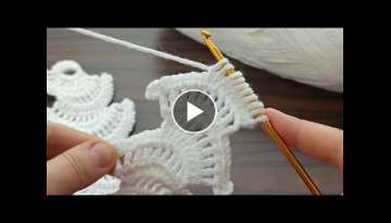  Wonderfull Very easy Tunisian crochet chain very stylish hair band making #crochet