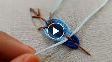 Most beautiful leaf hand embroidery|latest hand embroidery