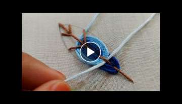 Most beautiful leaf hand embroidery|latest hand embroidery