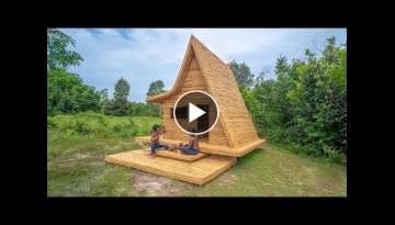 We Build The Most Beautiful Bamboo Villa by Ancient Skills