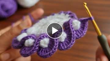 Super Easy Crochet Knitting - Tığ İşi Şahane Güzel Çok Kolay Örgü Modeli