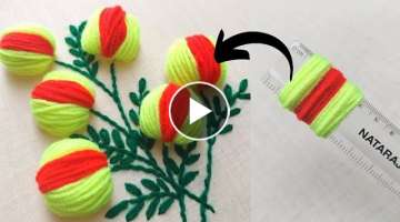 Beautiful flower design with new trick|super easy flower design 2022