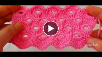 Crochet Tunusian knitting pattern-bu model harika