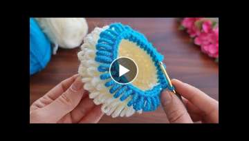 Wow how to make eye catching crochet Super easy Very useful crochet decorative basket making.