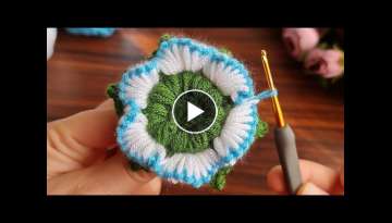 Wow Super very useful crocher beautiful motif,flower model. Tığ İşi ve tunus örgü modeli mo...