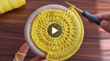 Super Easy Crochet Knitting - Tunus İşi Şahane Kolay Muhteşem Örgü Modeline Bayılacaksın...