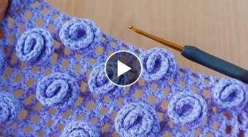 wow super! very very easy flashy crochet /çok çok kolay gösterişli tığ işi