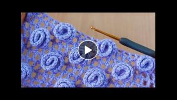 wow super! very very easy flashy crochet /çok çok kolay gösterişli tığ işi