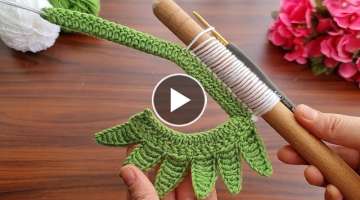 Wow Super easy very useful crochet keychain flowerornament sell and give as a gift.