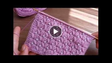 Super Easy Tunisian Knitting-Tunus İşi Şahane Örgü Modeli