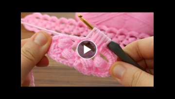  Very easy Tunisian crochet chain very stylish hair band making #crochet
