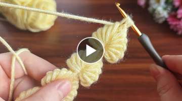 Amazing You will love the baby bandana hair band knitting model.Bebek bandana saç bandı modeli...