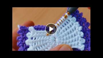 bow crochet knitting/ Görmeye değer bir tığ işi örgü
